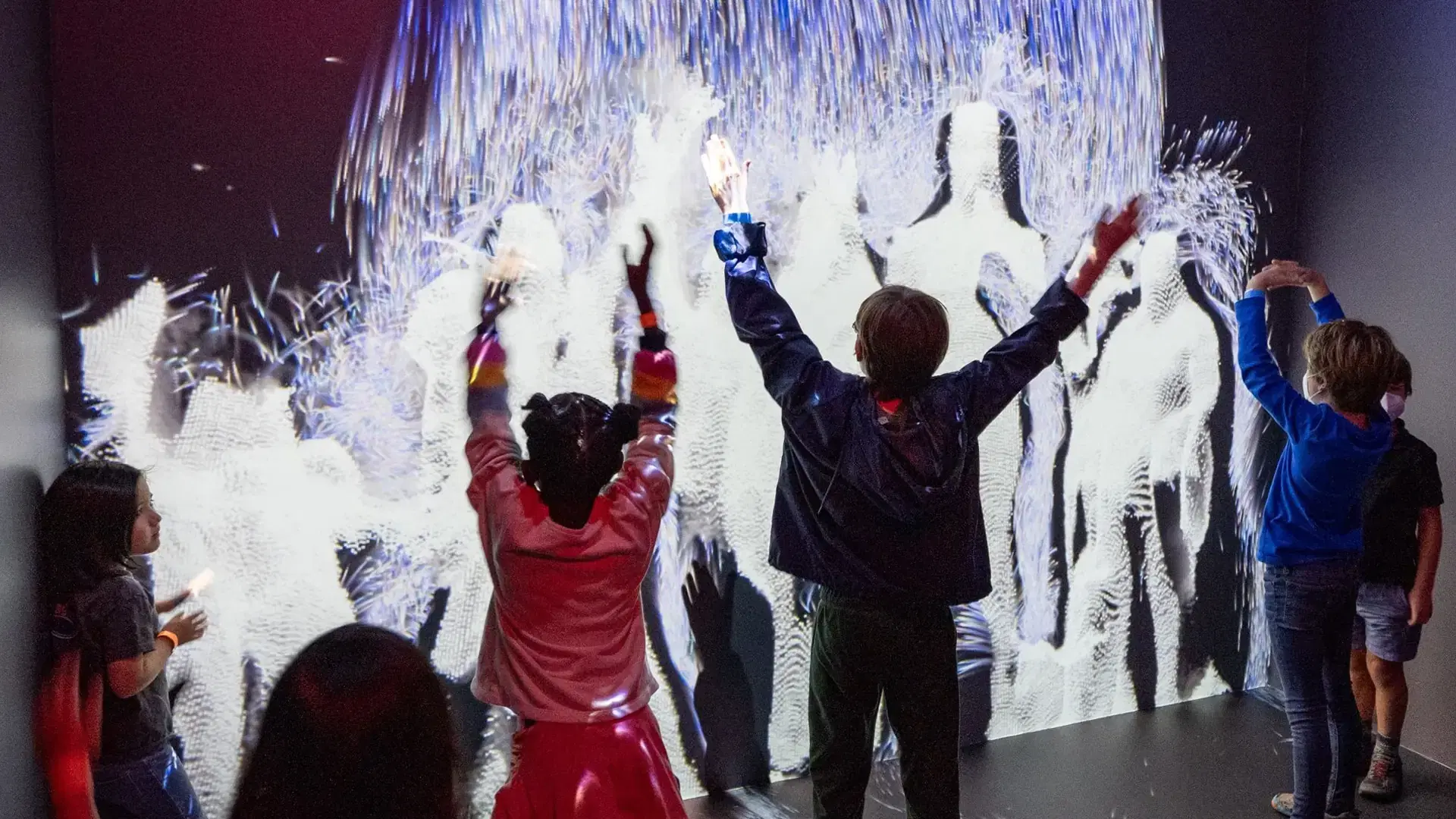 The Earth Information Center's immersive rain experience at NASA Headquarters.